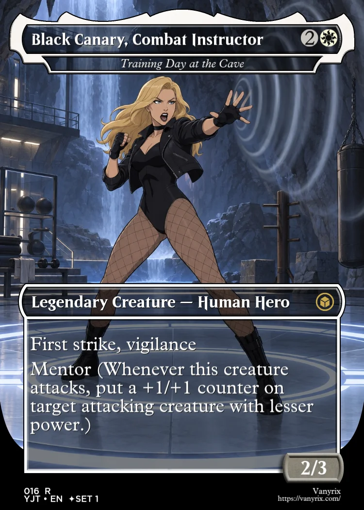 Black Canary, Combat Instructor