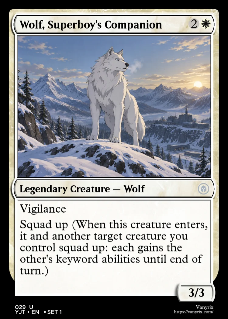 Wolf, Superboy's Companion