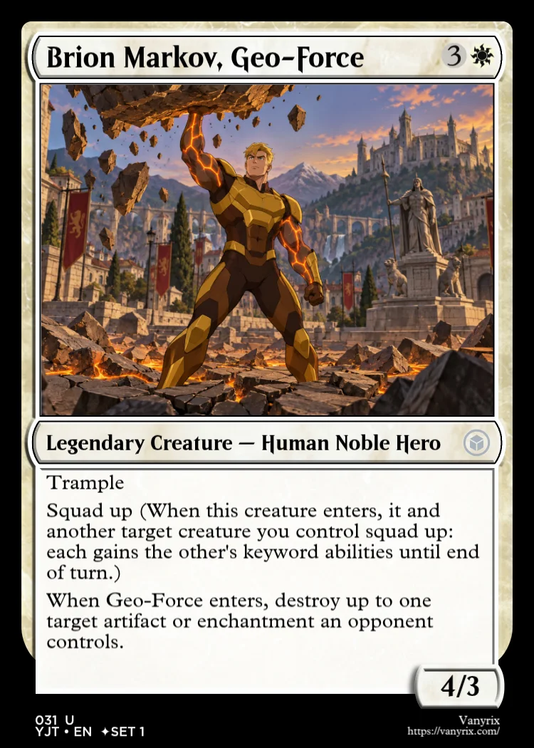 Brion Markov, Geo-Force