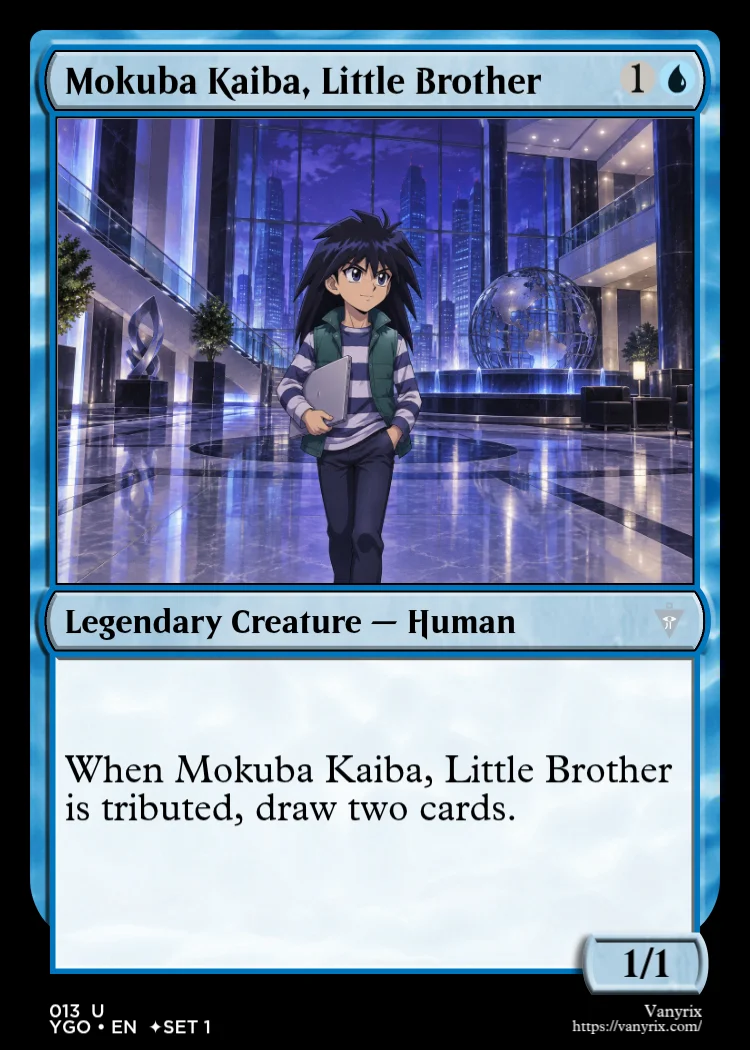 Mokuba Kaiba, Little Brother