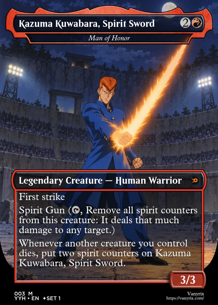 Kazuma Kuwabara, Spirit Sword