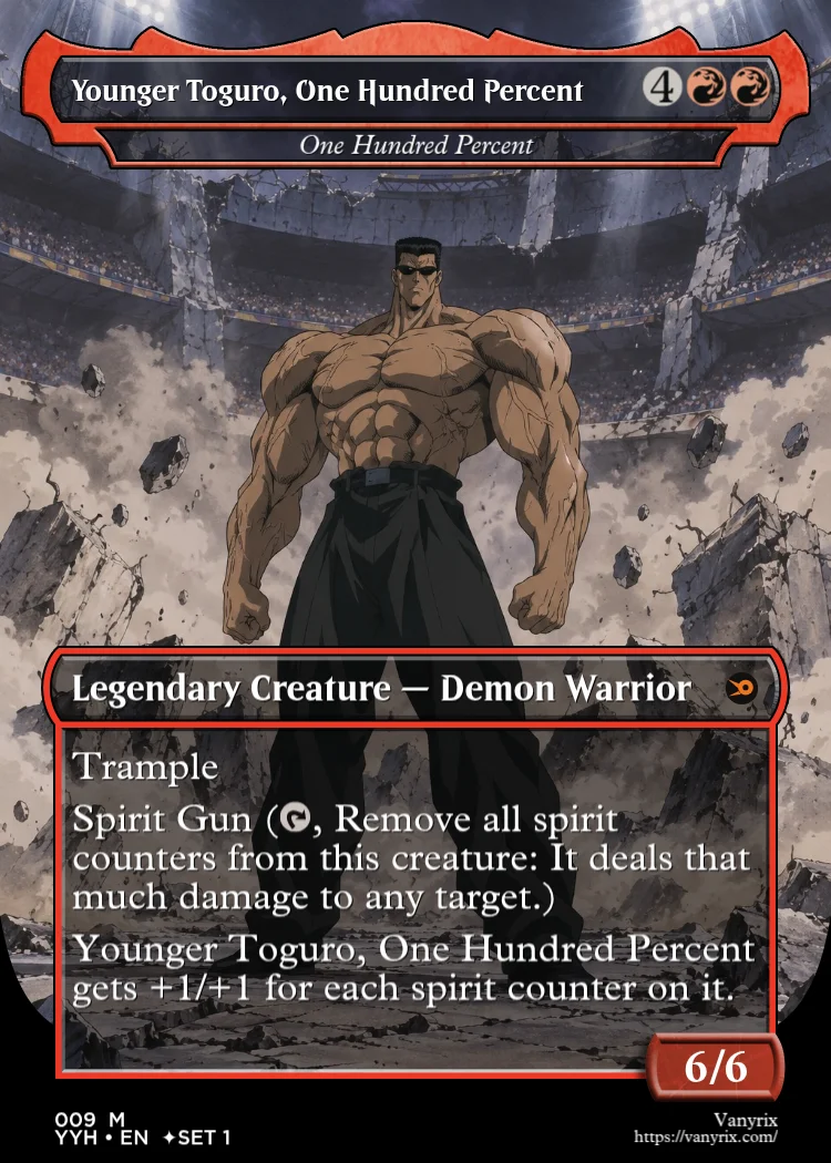 Younger Toguro, One Hundred Percent