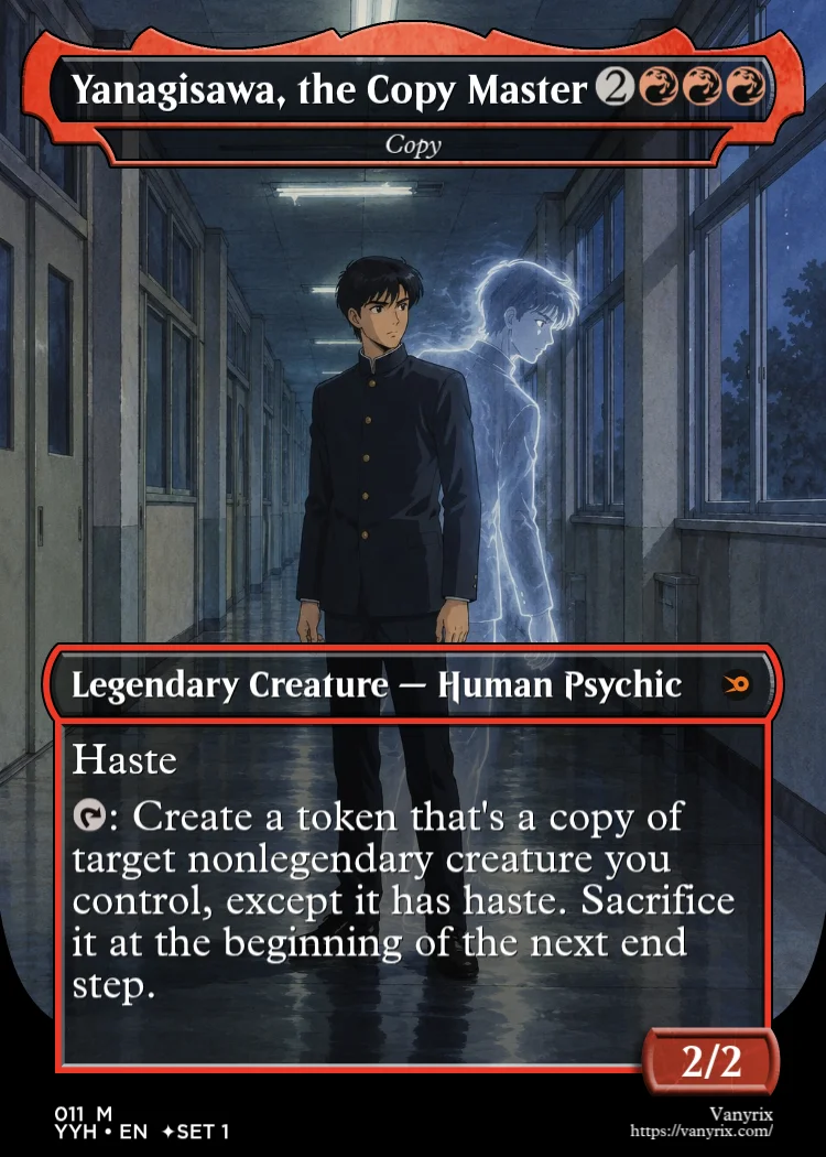 Yanagisawa, the Copy Master