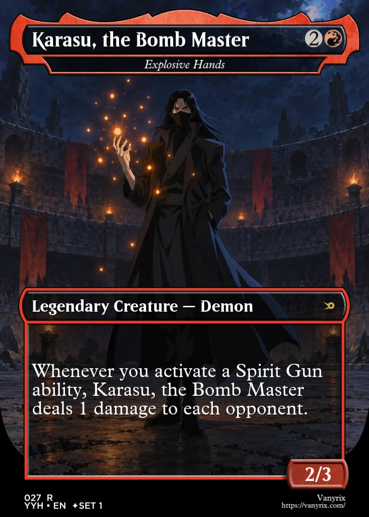 Karasu, the Bomb Master