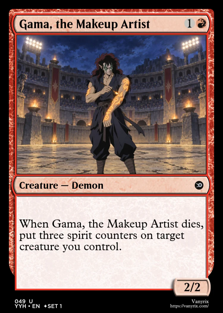 Gama, the Makeup Artist