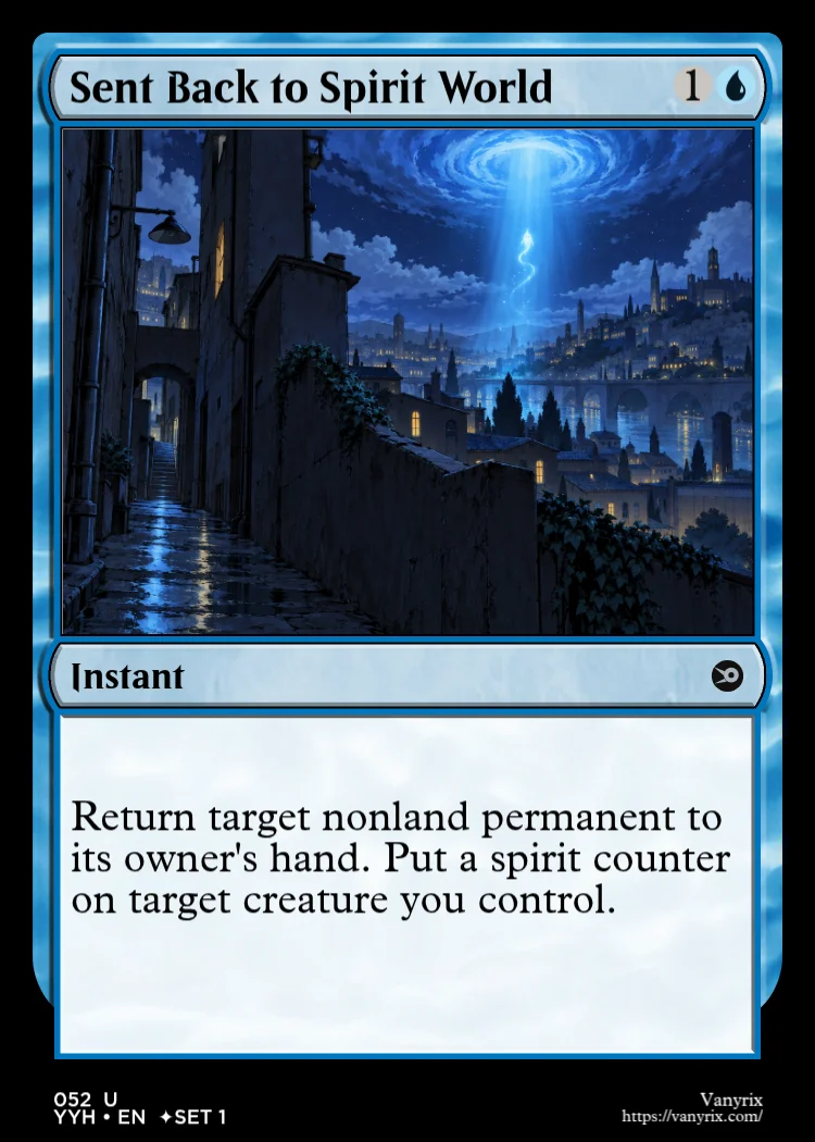 Sent Back to Spirit World