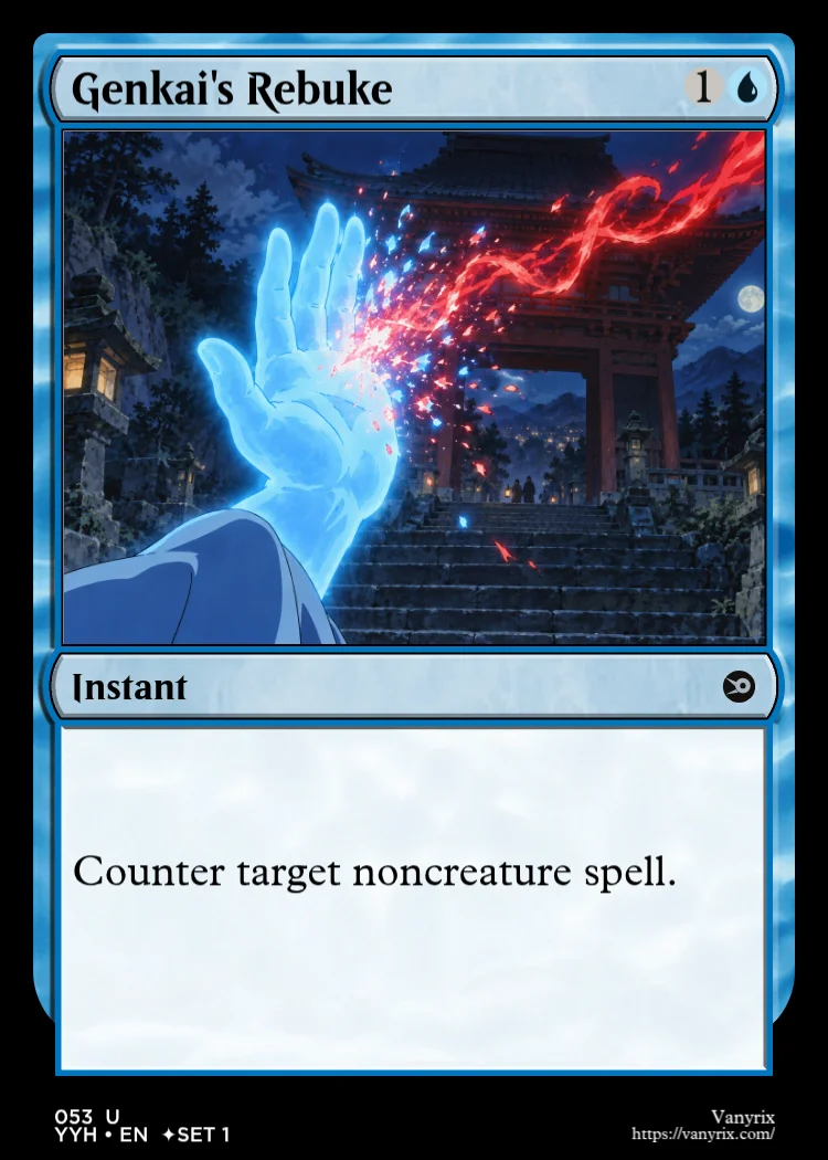 Genkai's Rebuke