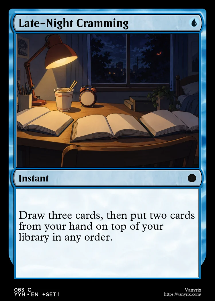 Late-Night Cramming
