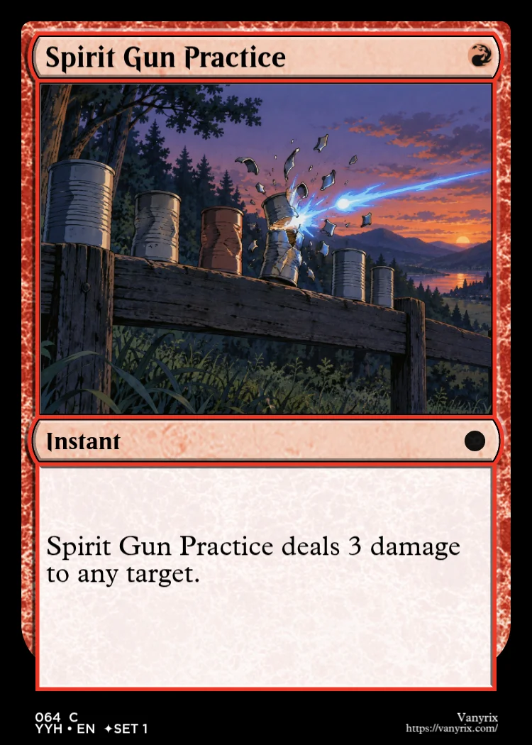 Spirit Gun Practice