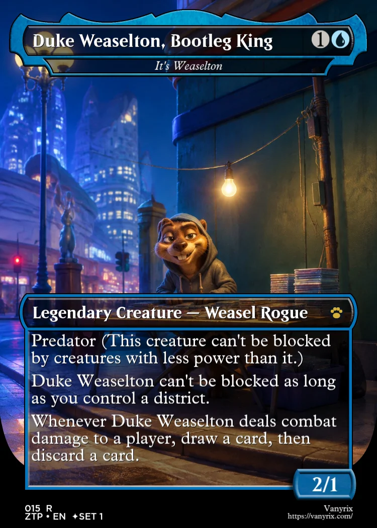 Duke Weaselton, Bootleg King
