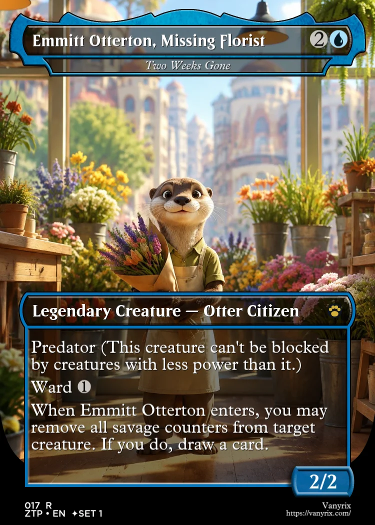 Emmitt Otterton, Missing Florist