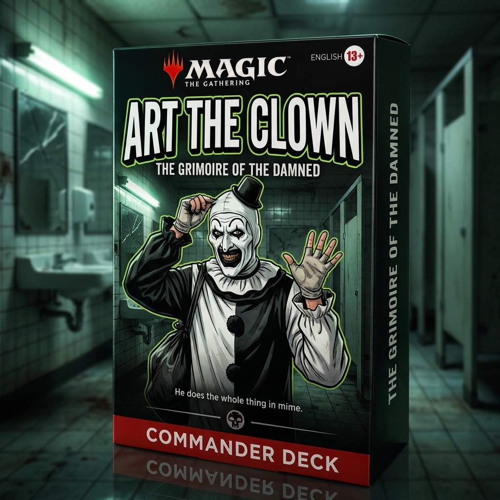 Magic Proxy Art the Clown · Horror Commander Deck · 100 Cards MTG EDH