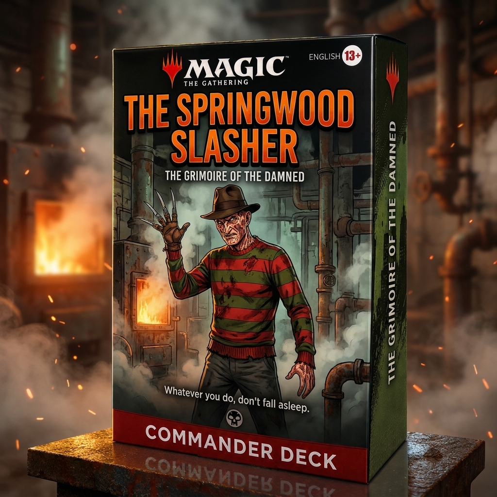 Magic Proxy Freddy Krueger · Horror Commander Deck · 100 Cards MTG EDH